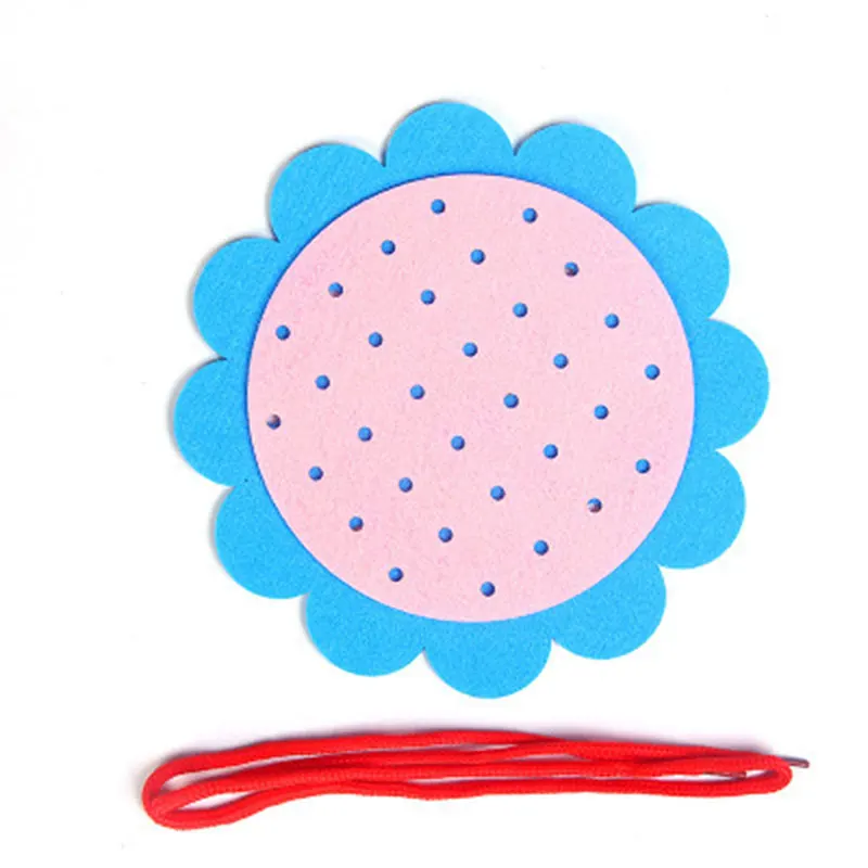 

Manual DIY Weave Cloth Montessori Materials Baby Early Learning Education Toys