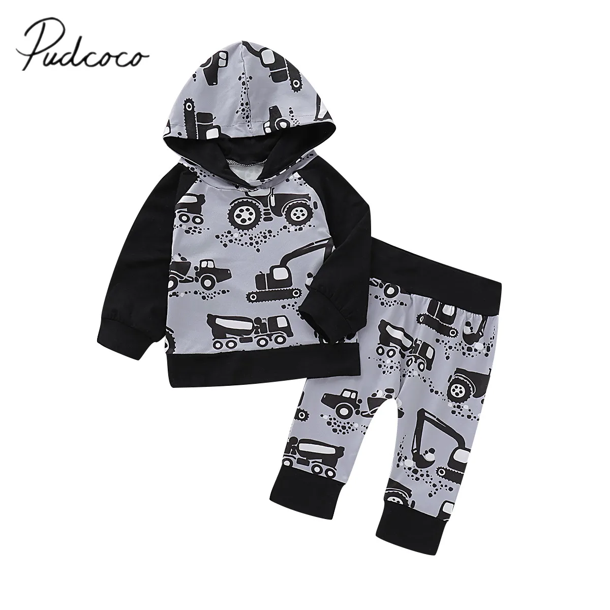 Коллекция 2019 года осенне-зимняя одежда для малышей комплекты из 2 предметов