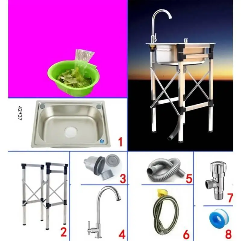 MODEL G Banheiro Evier встроенный портативный диссипадор Lavello кран Afwasbak Lavabo De Cocina Fregadero Cuba Pia Cozinha кухонная раковина - Цвет: MODEL G