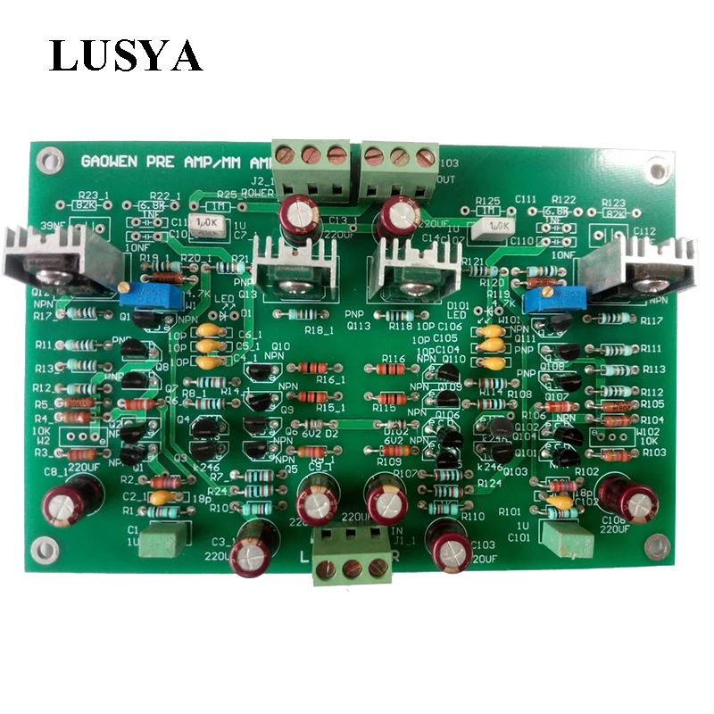 Lusya Hi-Fi Усилитель мощности доска стерео канал готовая плата as мм телефонная