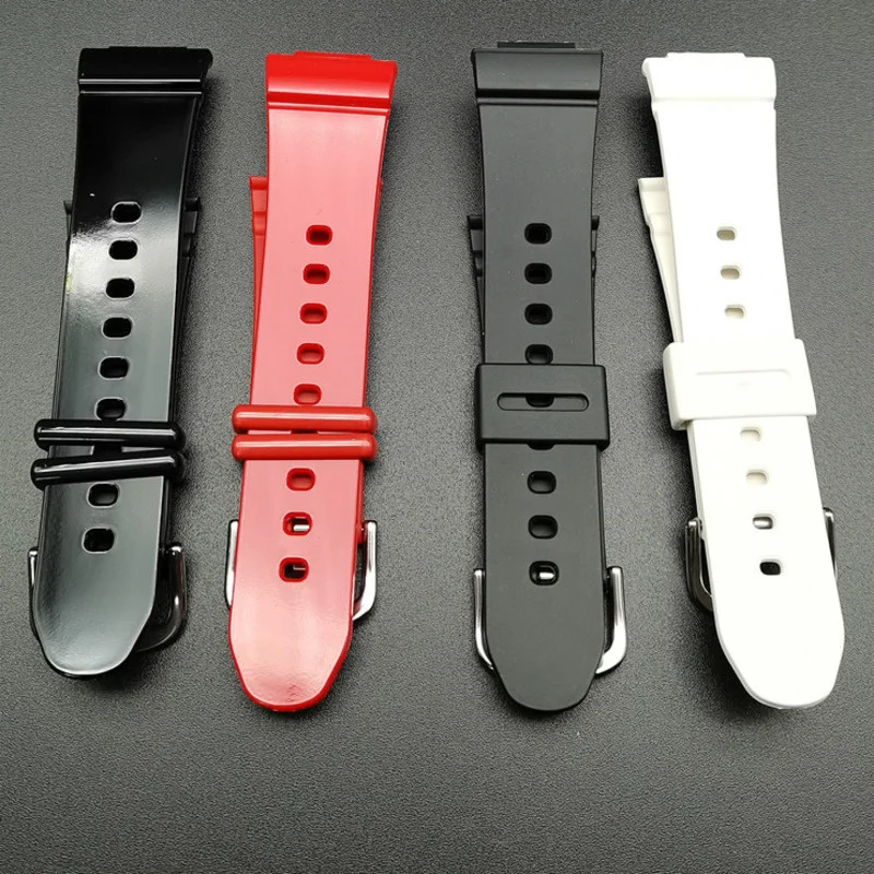 

Red White Matte Black Band Ladies Replacement Bracelet For Casio BABYG BGA/BGD-130/131/160/161/500/560/140 Watch Accessories
