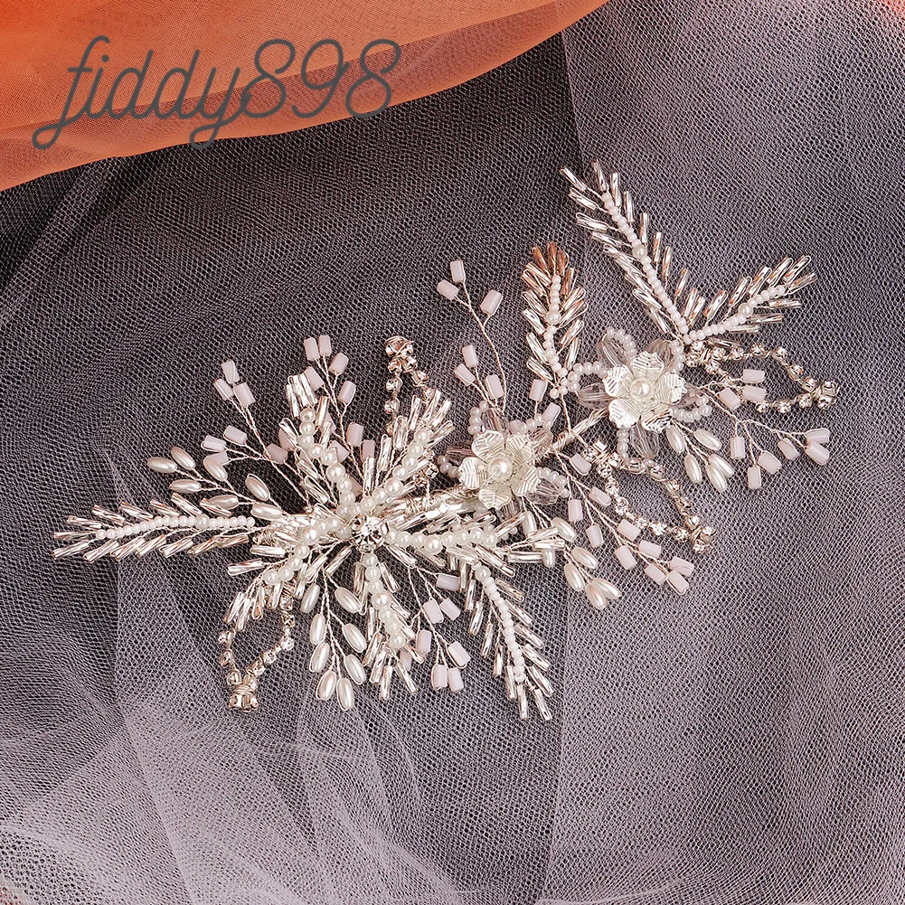 Модные свадебные аксессуары для волос женские заколки стразы головной убор с