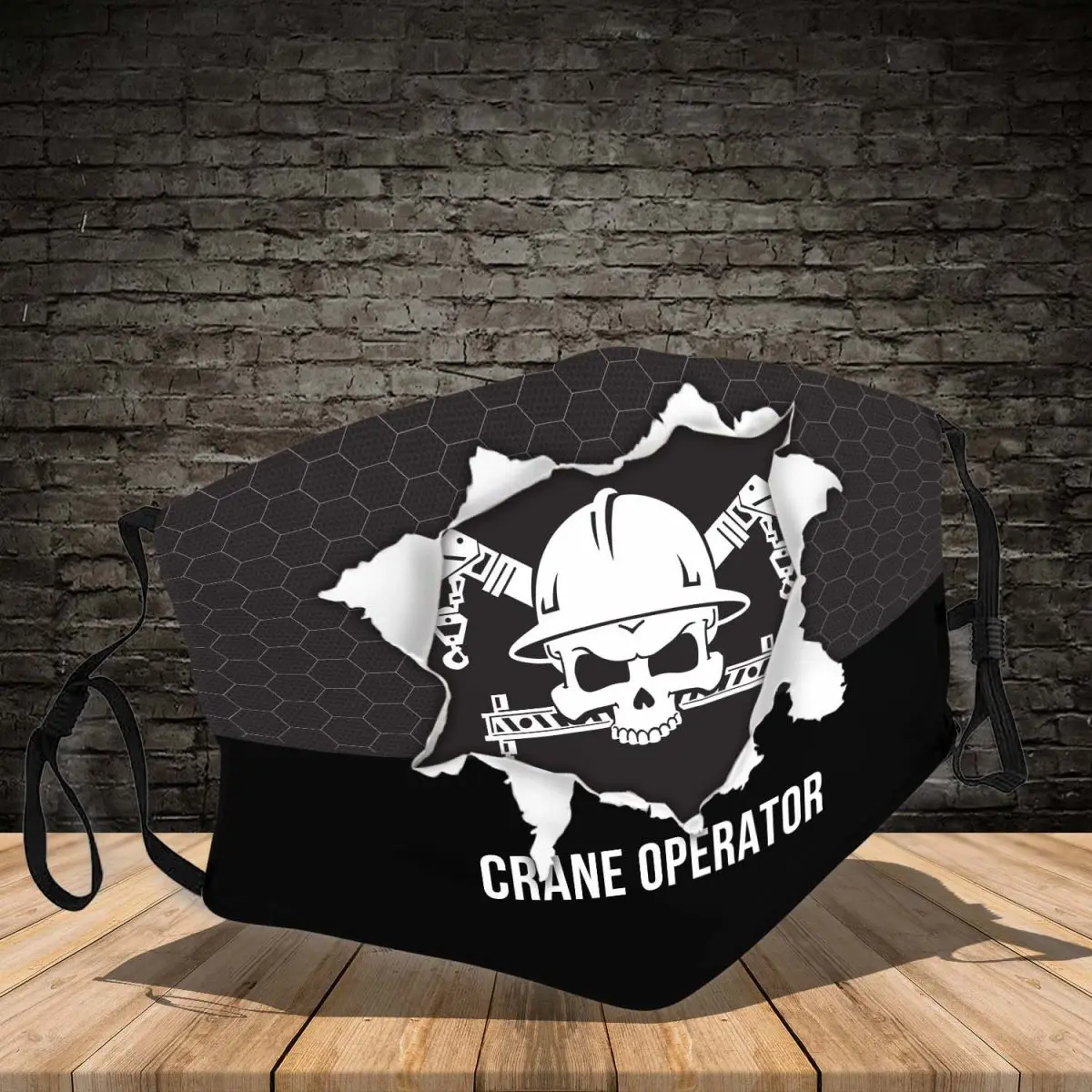 

Классный дизайн череп операторский кран Печатный рот, покрытие, многоразовые, моющиеся Тканевая маска для лица с фильтром