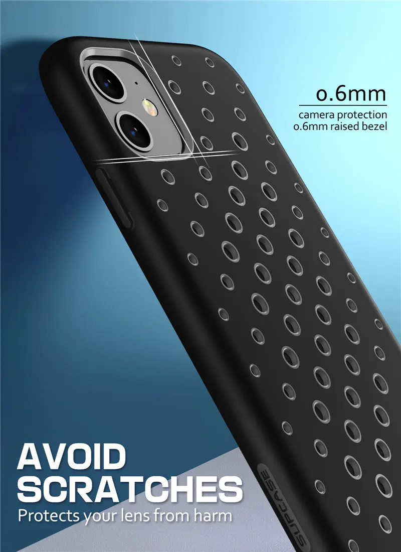 Чехол для iPhone 11 6,"() SUP чехол UB Sport Premium Hybrid Liquid Silicone Rubber+ чехол из поликарбоната со встроенной защитной пленкой