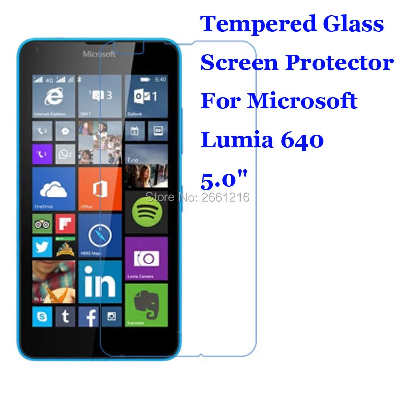 Для Lumia 640 закаленное стекло 9H 2.5D Премиум Защитная пленка для экрана Microsoft Nokia 5 0&quot