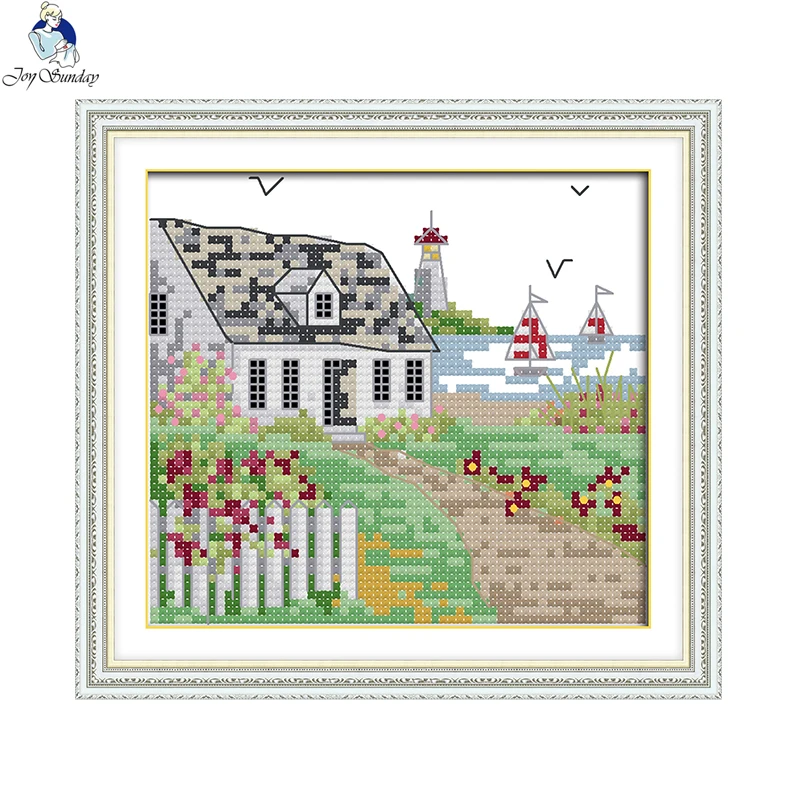 Всесезонные узоры для вышивки крестом ручной работы Набор aida распродажа