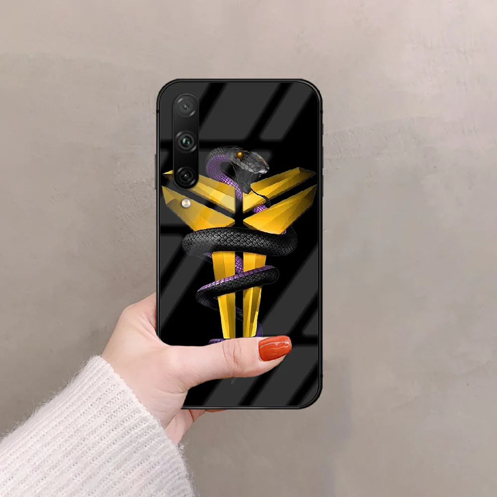 

Kobe Basketball Bryant 24 Tempered Glass Phone Case Cover For Huawei Honor 7 8 9 10 20 A I X Lite Oppo 5 X 2 3 Pro Trend