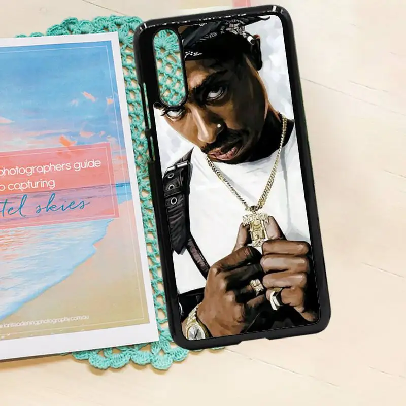 

Rapper 2pac Singer Tupac shell Phone Case PC for iPhone 11 12 pro XS MAX 8 7 6 6S Plus X 5S SE 2020 XR