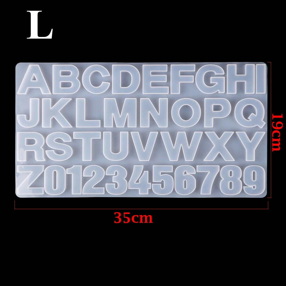 

DIY Crystal Epoxy Pixel Letters Resin Mold Silicone Mould Jewelry Making Tools Keychain Casting Molds UV Epoxy Mold