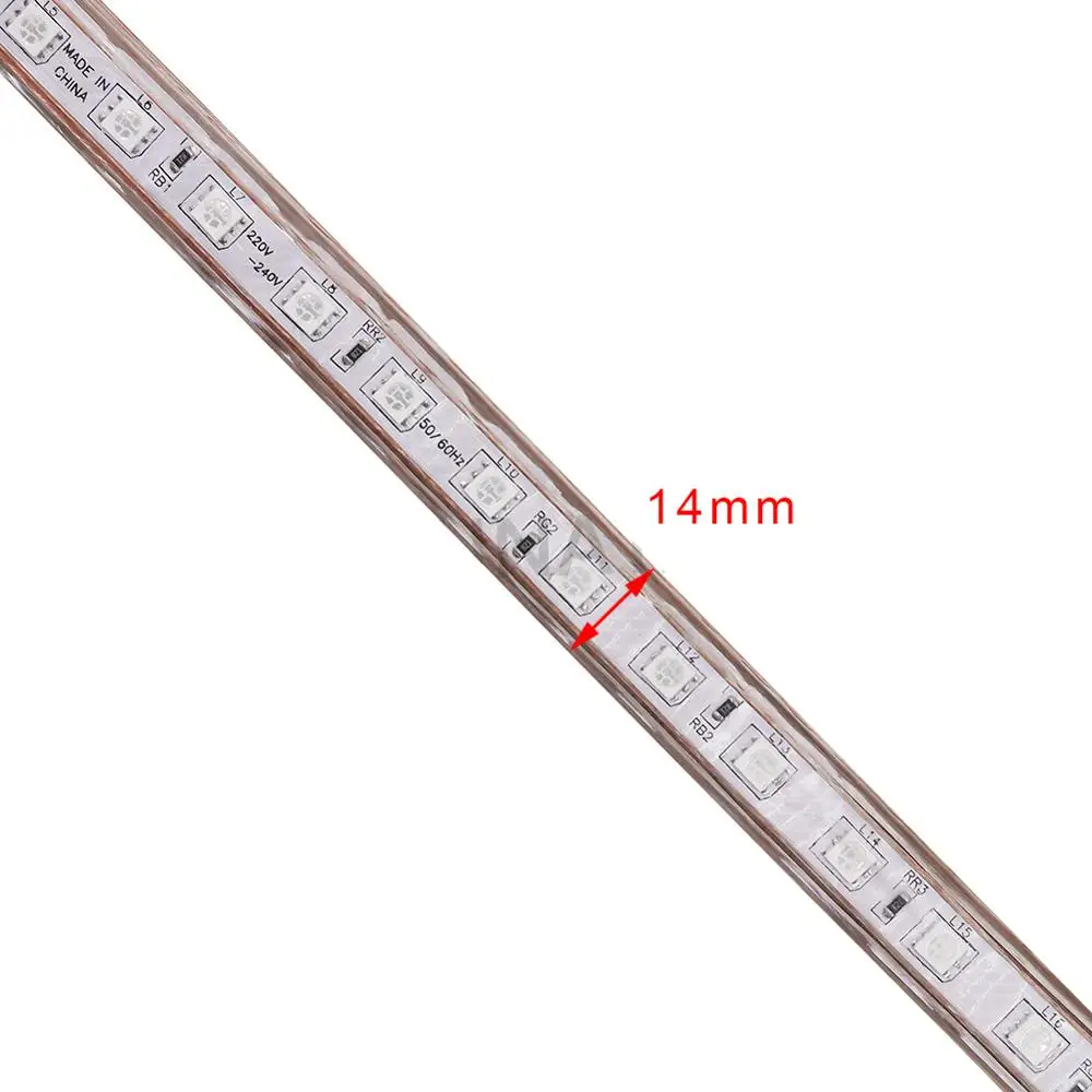 Светодиодный музыкальный ленточный светильник 5050 220 В 60 светодиодный s/m