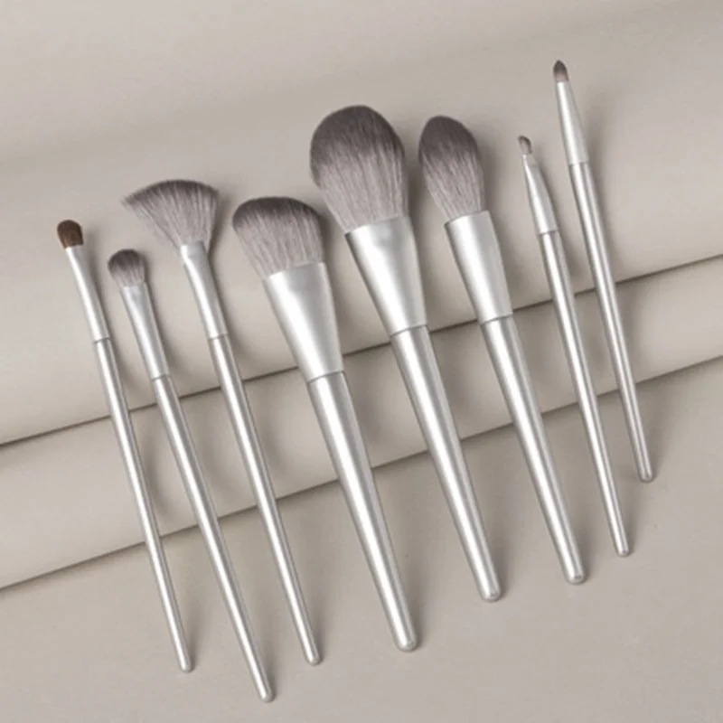

Brand New 8Pcs Makeup Foundation Blush Eye Shadow Makeup Brush Set Professional Brush Makeup Brush Set