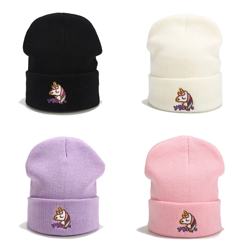 

Unicorn Hat Pink Unicorn Beanie Girls Women Winter Warm Hat Nice Soft Knitted Hats Winter Hat Beanie For Women Girls