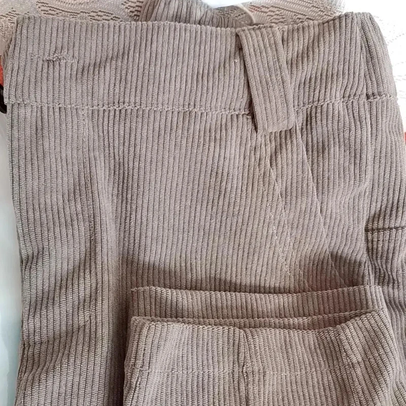 

New Corduroy Harem pants for women 2021 spring high waist big size pencil ladies trousers casual slim mom Ankle-Length Pants