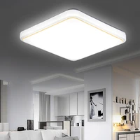 tomshine square led ceiling lamp ac220v white color kitchen balcony porch modern panel light fixture led ceiling light