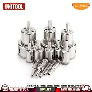 16 шт. 6-50 мм Алмазная пила набор сверл 6-50 мм стеклянная плитка пустотелый сердечник экстрактор для удаления слишком отверстие пилы бетона