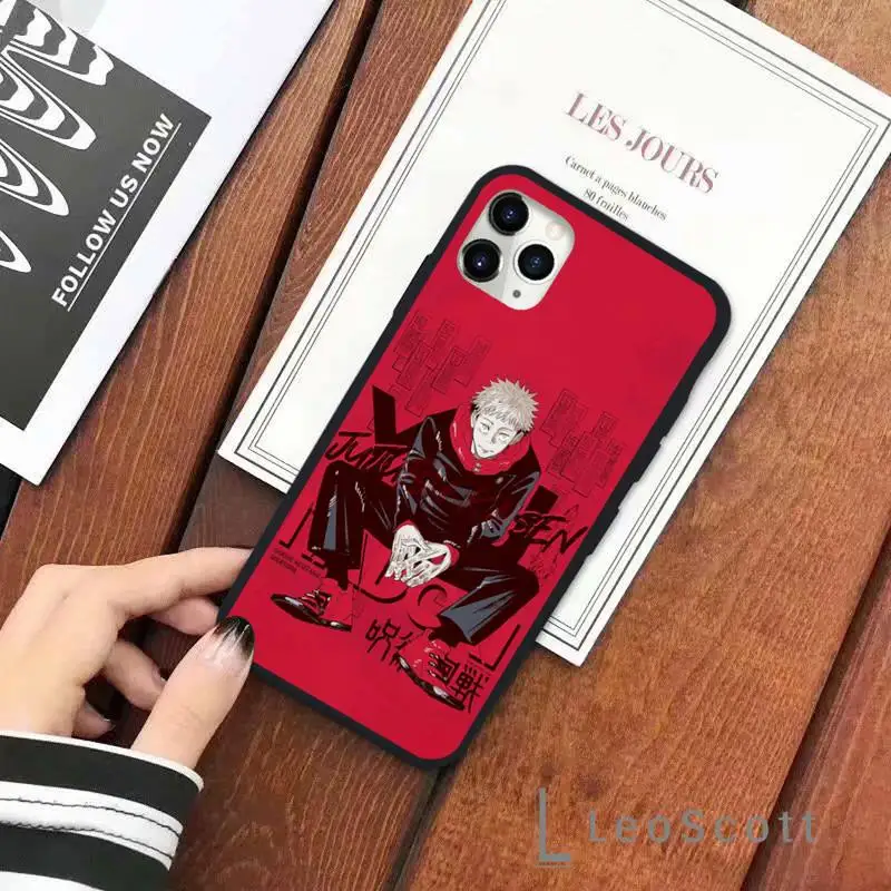

Jujutsu Kaisen Anime Phone Case for iPhone 11 12 mini pro XS MAX 8 7 6 6S Plus X 5S SE 2020 XR