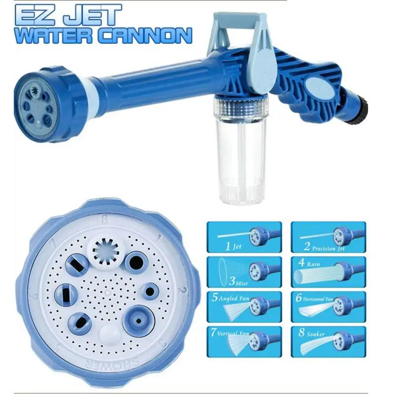 

8 In 1 Foam Water Gun High Pressure Cleaner Water Gun Car Wash Tools 6~12KG Water Pressure Professional Car Accessories