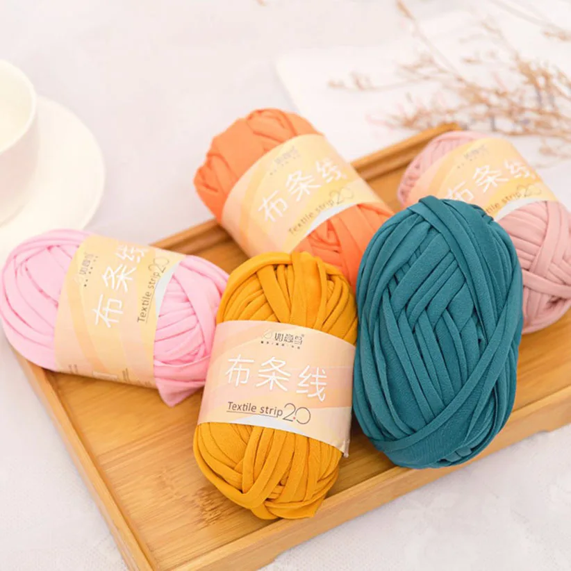 Likeecords 100 г/рулон толстая нить для вязания крючком Ткань Пряжа ручная вязка