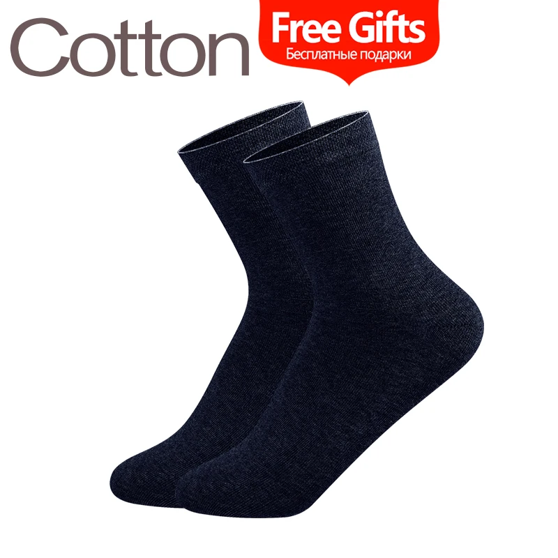 Носки мужские хлопковые 10 пар/лот дышащие деловые черные весна лето (6 5 12)|Мужские