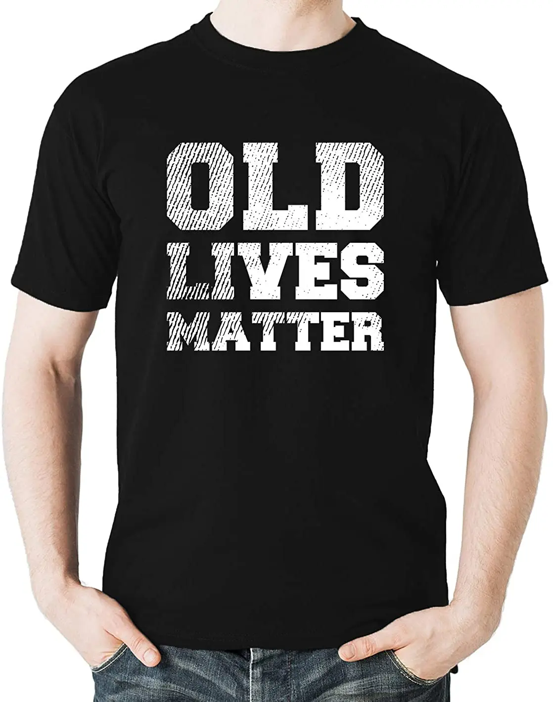 

Old Lives Matter - Birthday Retirement Gift - Funny Sarcastic Humor Men's T-Shirt