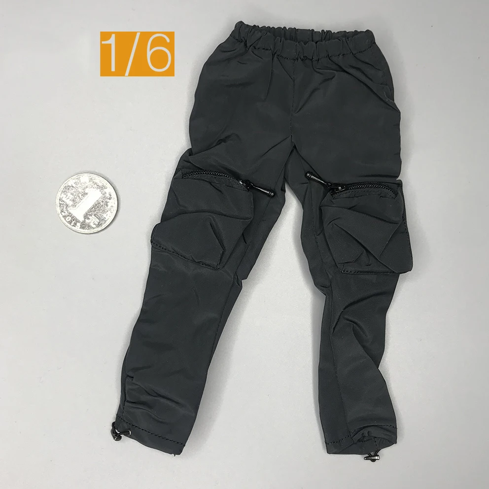 

1/6th Black Color CUKE TOYS Pants Trousers Dark Color For Usual 12inch Doll Action Accessories