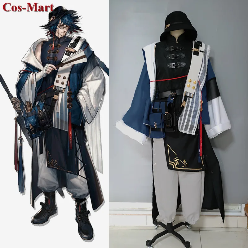 

Cos-Mart Game Arknights Mr.Nothing Cosplay Costume Fashion Handsome Combat Uniform Activity Party Role Play Clothing Custom-Make