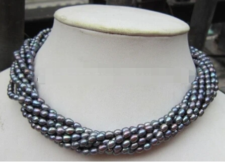 

Действительно красивое ожерелье из таитянского жемчуга класса ААА 6-7, 18 дюймов