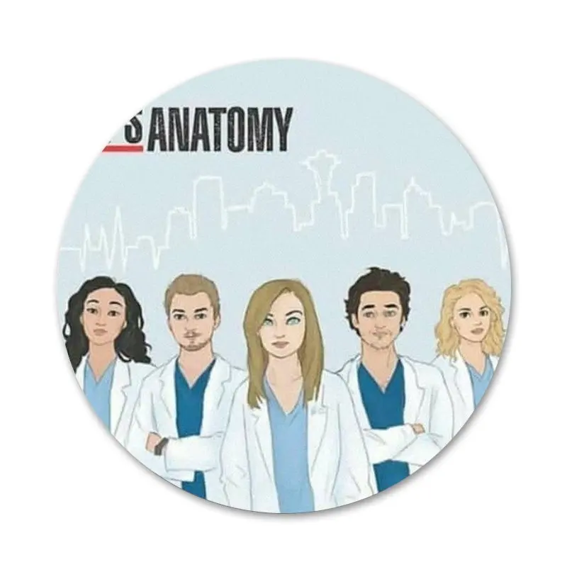 

You are My Person Gray Anatomy Icons Pins Badge Decoration Brooches Metal Badges For Backpack Decoration 58mm
