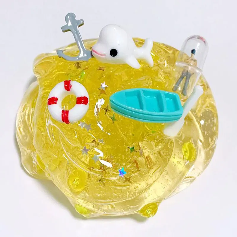 Лидер продаж 4 цвета блестящие пышная пена осадка Пластилин хлопок грязь слайм с