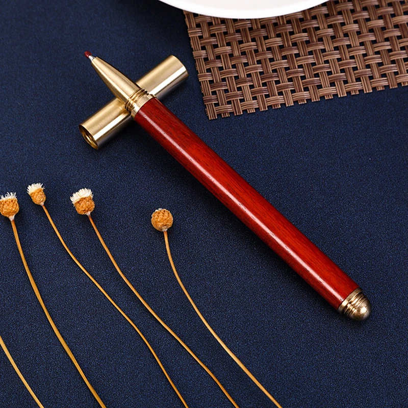 Канцелярские товары школа офис роскошная деревянная Черная шариковая ручка 0 7 мм