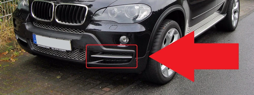 Крышка противотуманной фары для BMW X5 E70 2007 2010 крышка противотумансветильник