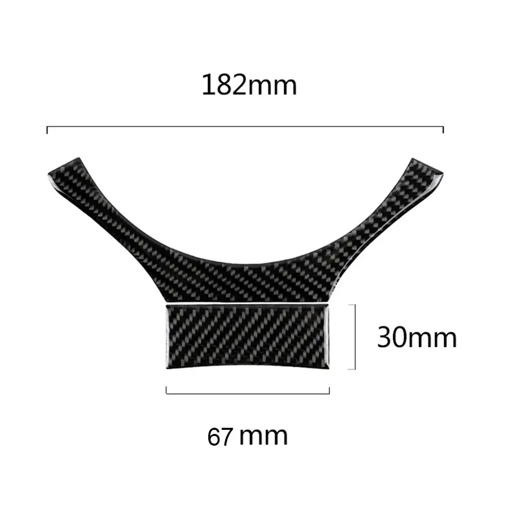 

2Pcs/Set Car Sticker Carbon Fiber Interior Steering Wheel Stickers Fit for Lexus IS250 CTNX