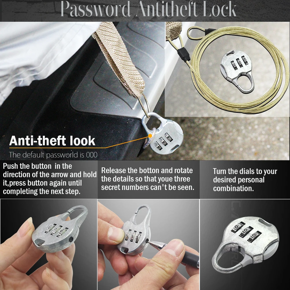 Чехол Cawanerl для автомобиля водонепроницаемый подходит всех сезонов