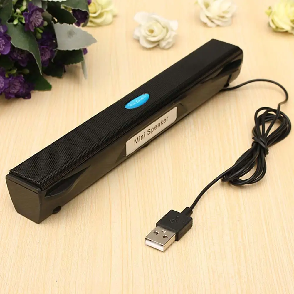 Портативный USB мультимедийный мини-динамик для компьютера Настольный ПК Ноутбук
