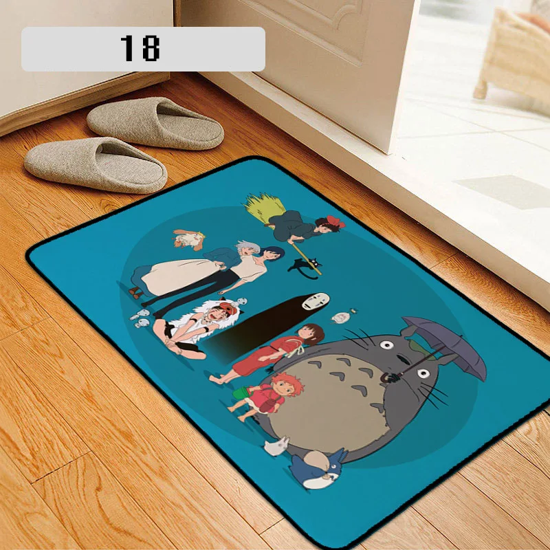 Коврик Totoro мужской нескользящий аниме без лица напольный коврик для дома