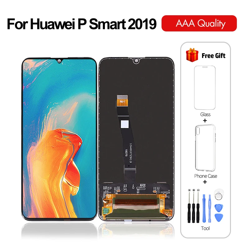 Дисплей для Huawei P Smart 2019 ЖК дисплей сенсорный экран дигитайзер замена POT LX1 LX1AF LX2J