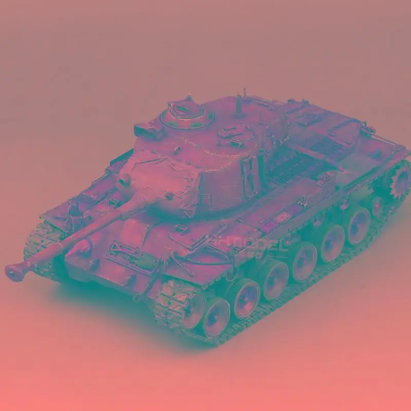 Модель танка среднего размера Takom 1/35 2117 M46 Patton US | Игрушки и хобби