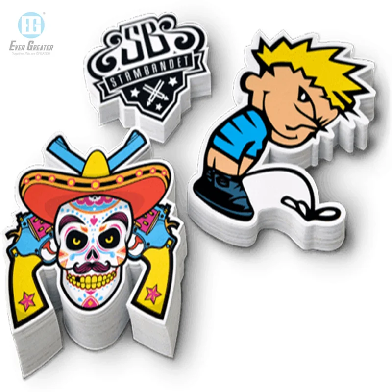 Пользовательская высечка круглая наклейка на скейтборд лыжные высекальные