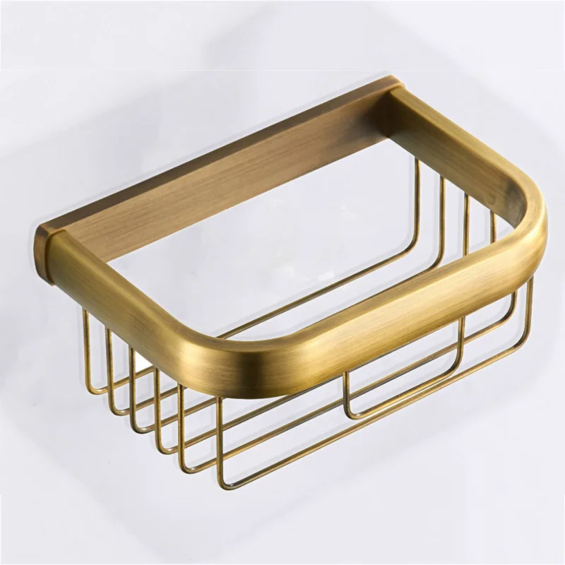 Антикварный держатель для туалетной бумаги бронзовый черный настенный розового