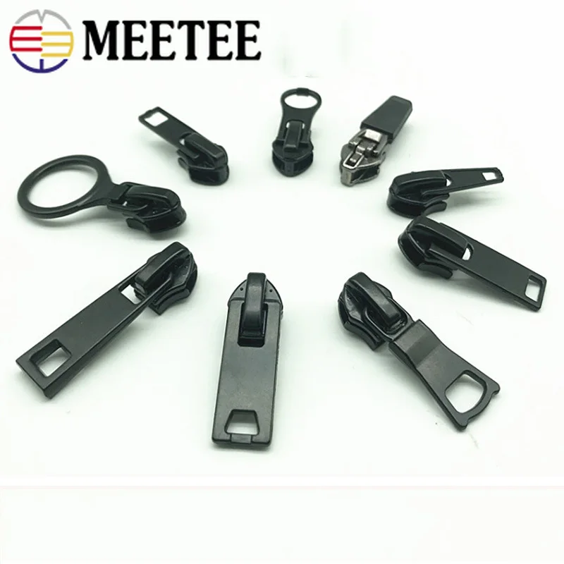 Meetee 10 шт. 5 # нейлоновые застежки молнии обратная Водонепроницаемая невидимая