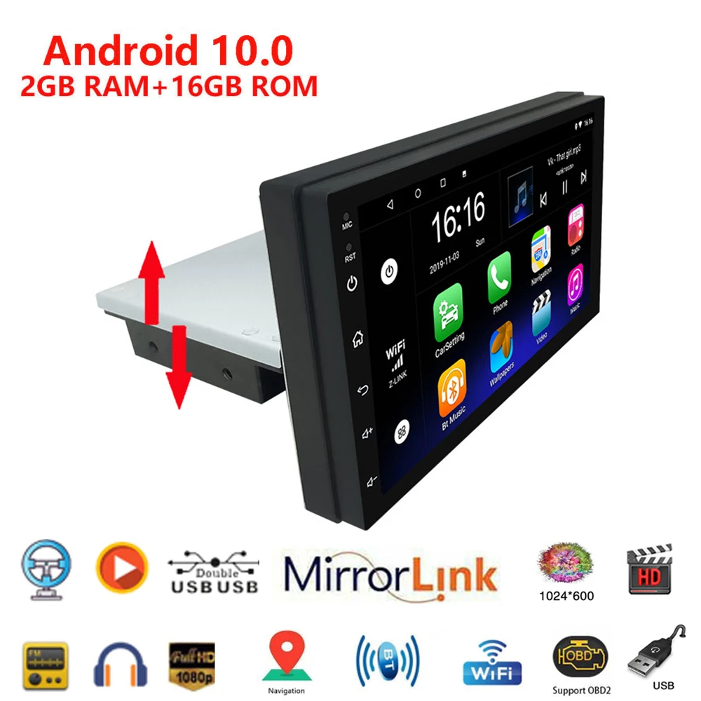 

1 din carplay Car Radio 7" Autoradio Android Car Multimedia MP5 Player GPS Bluetooth FM/USB/AUXCar Stereo Backup Monitor stereo