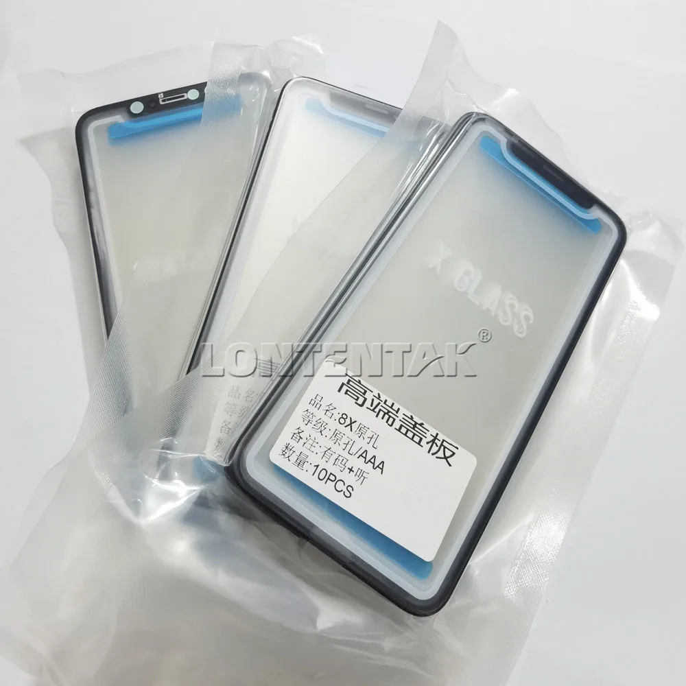 Стеклянная крышка для iPhone X Xs Xsmax XR 11 внешняя стеклянная с Oca панелью Oled экран