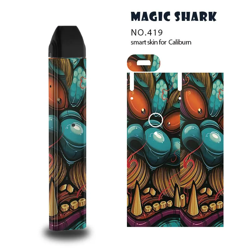 Волшебная Акула 2.5D ПВХ инопланетянин китайский дракон Монстр пленка стикер