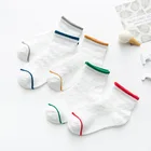 5 шт.лот Детские носки 2019 летние хлопковые детские носки для малышей, для девочек и мальчиков для новорожденных и маленьких носки-тапочки подходят на возраст от 0 до 24 месяцев, детские