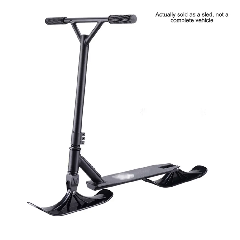 

2-in-1 skating scooter ski car sledge Ski Toboggan Snow Scooter Sled Parts Outdoor Winter Skiing sledge