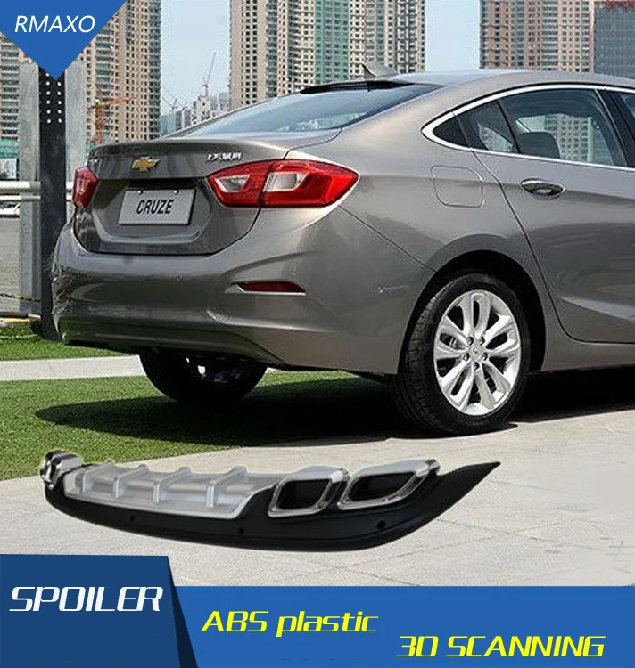 Задний спойлер для Cruze задний бампер из АБС пластика диффузор заднего бампера 17