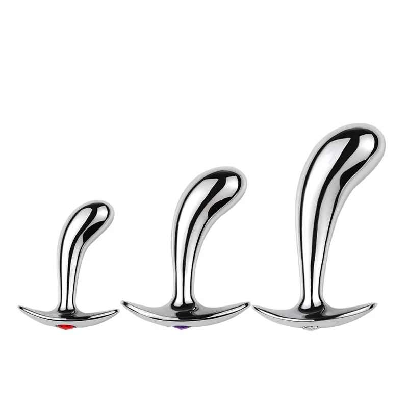 Металлическая анальная пробка стимулятор точки P массажер простаты Анальная