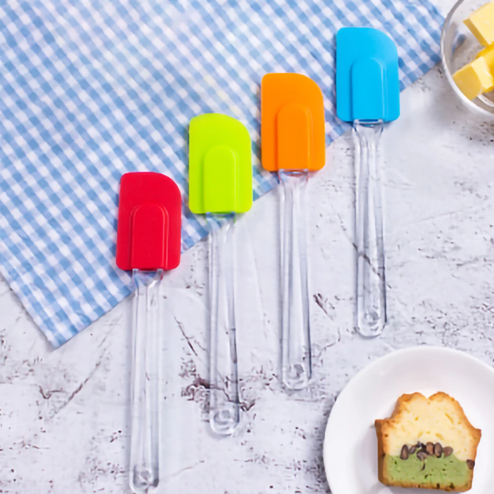 

Cake Spatula Good Flexibility Double Radians High Quality Silicone Material High Temperature Scraper To Make Cake Baking Cream