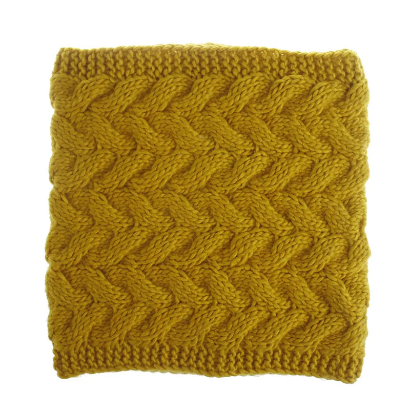yellow scarf Модная вязаная шапка, зимние шапки для женщин, czapka zimowa gorros mujer invierno bonnet, теплая шапка для девочек, muts czapka zimowa - Цвет: yellow scarf