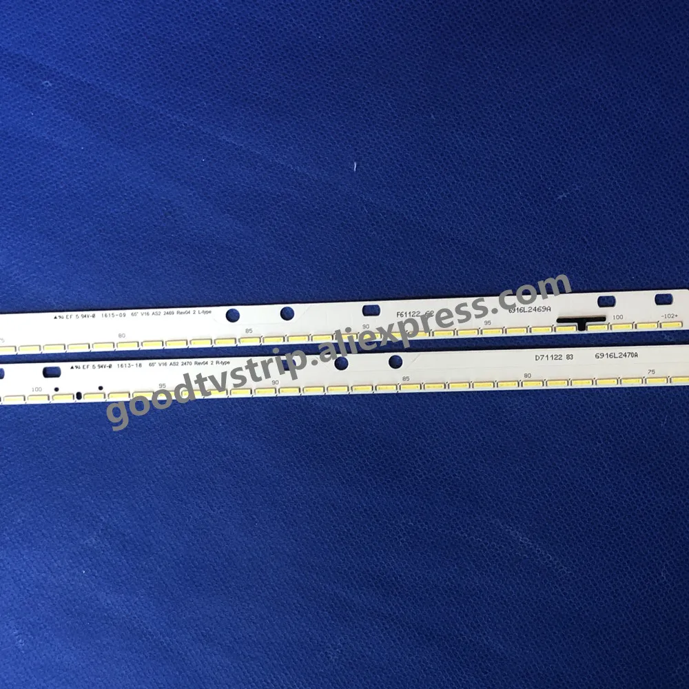 715 мм светодиодный черный свет полосы 102 s для LG 65 ''ТВ AS2 2469 Rev04 6916L 2469A 2470A R L
